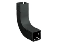Panduit FiberRunner - Cable raceway angled fitting (vertical)