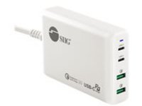 SIIG Dual USB-C PD & QC 3.0 Combo Power Charger