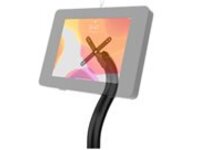 CTA Digital Premium Security Swan Neck Floor Stand with VESA Plate