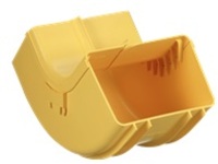 Panduit FiberRunner - Cable raceway angled fitting (vertical)