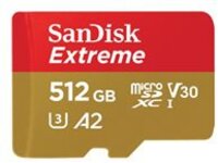 SanDisk Extreme - Flash memory card (microSDXC to SD adapter included)