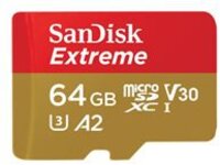 SanDisk Extreme - Flash memory card (microSDXC to SD adapter included)