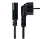 StarTech.com 3m (10ft) Computer Power Cord, 18AWG, EU Schuko to C13 Power Cord, 10A 250V, Black Replacement AC Cord, TV/Monitor Power Cable, Schuko CEE 7/7 to IEC 60320 C13 Power Cord