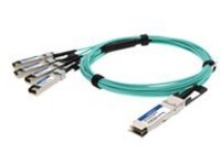 AddOn 3m Cisco Compatible QSFP&#x2B; Breakout AOC