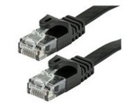 Monoprice FLEXboot Series patch cable - 2.13 m - black