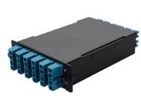 4-BAY CASSETTE SINGLE-MODE OS224-FIBER 12 DUPLEX CS IN/12 LC OUT