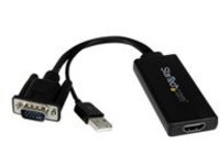 StarTech.com VGA to HDMI Adapter with USB Audio & Power