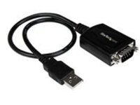StarTech.com 1 ft USB to RS232 Serial DB9 Adapter Cable with COM Retention