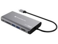 Usb-C 4Kdock W Hdmi Vga Eth Usb 2 Display Docking Station 3Y