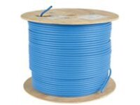 Tripp Lite 1000ft Cat5 / Cat5e 350MHz Bulk Stranded-Core PVC Cable Blue 1000'