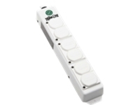 Tripp Lite Safe-IT UL 2930 Medical-Grade Power Strip for Patient Care Vicinity, 6 Hospital-Grade Outlets, Safety Covers, Antimicrobial, 15 ft. Cord
