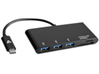V7 USB-C male to 5-in-1 Hub female