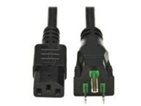 Tripp Lite Safe-IT Antibacterial Hospital-Grade Power Cord, 5-15P to C13