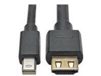 Tripp Lite Mini DisplayPort 1.4 to HDMI Active Adapter Cable (M/M), 4K 60 Hz, 4:4:4, HDR, HDCP 2.2, 3 ft. (0.9 m)