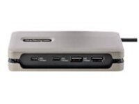 StarTech.com USB-C Multiport Adapter, 4K 60Hz HDMI 2.0b, HDR, USB 3.2 Gen 2 10Gbps Hub (2xUSB-C, 1xUSB-A), 100W PD Pass-Through, Mini Travel Dock, 12&quot;/30cm Cable, Laptop Docking Station