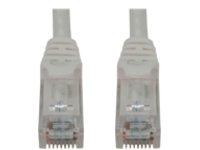 Tripp Lite Cat6a 10G Snagless Molded UTP Ethernet Cable (RJ45 M/M), PoE, White, 50 ft. (15.2 m) - network cable...