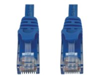 Tripp Lite Cat6a 10G Snagless Molded UTP Ethernet Cable (RJ45 M/M), PoE, Blue, 6 in. (15 cm) - network cable...