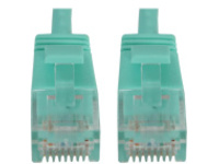 Tripp Lite Cat6a 10G Snagless Molded Slim UTP Ethernet Cable (RJ45 M/M), PoE, Aqua, 7 ft. (2.1 m) - network cable...