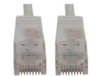 Eaton Tripp Lite Series Cat6a 10G Snagless Molded Slim UTP Ethernet Cable (RJ45 M/M), PoE, White, 10 ft. (3.1 m)