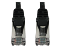 Tripp Lite Cat6a 10G Snagless Shielded Slim STP Ethernet Cable (RJ45 M/M), PoE, Black, 1 ft. (0.3 m)...