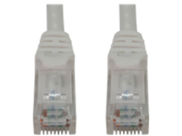 Tripp Lite Cat6a 10G Snagless Molded UTP Ethernet Cable (RJ45 M/M), PoE, White, 1 ft. (0.3 m) - network cable...