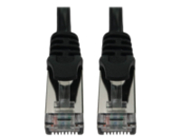 Tripp Lite Cat6a 10G Snagless Shielded Slim STP Ethernet Cable (RJ45 M/M), PoE, Black, 25 ft. (7.6 m)...