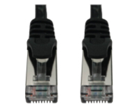 Tripp Lite Cat6a 10G Snagless Shielded Slim STP Ethernet Cable (RJ45 M/M), PoE, Black, 3 ft. (0.9 m)...