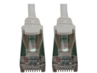 Tripp Lite Cat6a 10G Snagless Shielded Slim STP Ethernet Cable (RJ45 M/M), PoE, White, 25 ft. (7.6 m)...