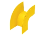 Panduit FiberRunner - Cable raceway angled fitting (vertical)