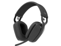 Logitech Zone Vibe 100 Lightweight Wireless Over Ear Headphones with Noise Canceling Microphone