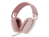 Logitech Zone Vibe 100 Lightweight Wireless Over Ear Headphones with Noise Canceling Microphone, Advanced Multipoint Bluetooth Headset, Works with Teams, Google Meet, Zoom, Mac/PC