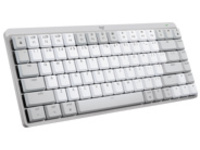 Logitech Master Series MX Mechanical Mini for Mac Wireless Illuminated Keyboard - Pale Gray - keyboard - QWERTY...