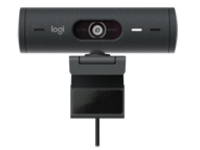 Logitech Brio 505 Full HD webcam with auto light correction, auto-framing, Show Mode, dual noise reduction mics, privacy shutter