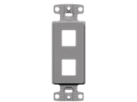 Hubbell NETSELECT Decorator Keystone Frame