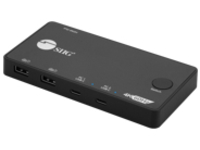 SIIG 2x1 USB-C 4K Video KVM Switch - KVM / USB switch - 2 ports