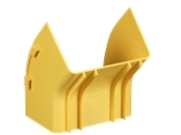 Panduit FiberRunner - Cable raceway angled fitting (vertical)
