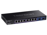 TRENDnet TEG 3102WS - switch - 10 ports - smart - rack-mountable - TAA Compliant