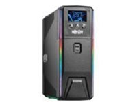 Tripp Lite 1000VA 600W 120V Pure Sine Wave Gaming UPS Battery Backup - LCD, AVR, RGB LEDs, USB Charging,...