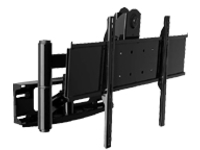 Peerless Full-Motion Plus Wall Mount PLA50-UNLP-GB - mounting kit - for flat panel - high gloss piano black