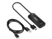 Club 3D - Adapter - HDMI, Micro-USB Type B (power only) to 24 pin USB-C female