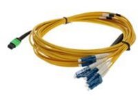 AddOn - Patch cable - MPO/UPC single-mode (F) to LC/UPC single-mode (M)