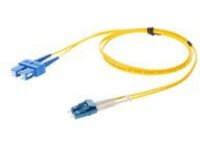 AddOn 8m LC to SC OS1 Yellow Patch Cable