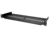 StarTech.com 1U Vented Server Rack Cabinet Shelf, 7in Deep Fixed Cantilever Tray, Rackmount Shelf for 19&quot; AV/Data/Network Equipment Enclosure w/ Cage Nuts &amp; Screws, 44lbs Weight Capacity
