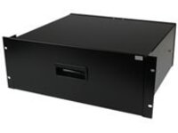 Startech 4U Black Steel Storage Drawer for 19in Racks and Cabinets
