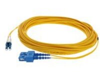 AddOn 20m LC to SC OS1 Yellow Patch Cable - patch cable - TAA Compliant - 20 m - yellow