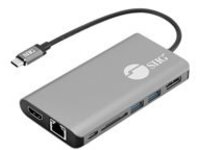 SIIG USB-C MST Video with Hub, LAN and PD 3.0 Docking