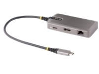 StarTech.com USB-C Multiport Adapter, 4K 60Hz HDMI w/HDR, 2-Port 5Gbps USB 3.0 Hub, 100W Power Delivery Pass-Through, GbE, USB Type C Mini Docking Station, Works with Chromebook certified