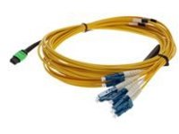 AddOn - Patch cable - MPO/UPC single-mode (F) to LC/UPC single-mode (M)
