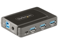 StarTech.com 7-Port USB Hub with On/Off Switch, USB 3.0 5Gbps, BC 1.2, USB-A to 7x USB-A, Compact Self Powered USB-A Hub with 35W Power Supply, Desktop/Laptop USB Hub, 3ft Cable