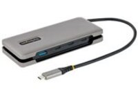 StarTech.com 4-Port USB-C Hub, 1x USB-A and 3x USB-C Ports, USB 3.1 10Gbps, Bus Powered, USB Type C Hub with 9.8in (25cm) Wrap-Around Cable, Portable USB-C to USB-A Hub
